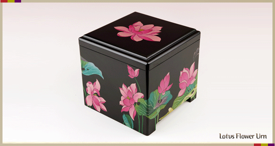 lotus flower urn